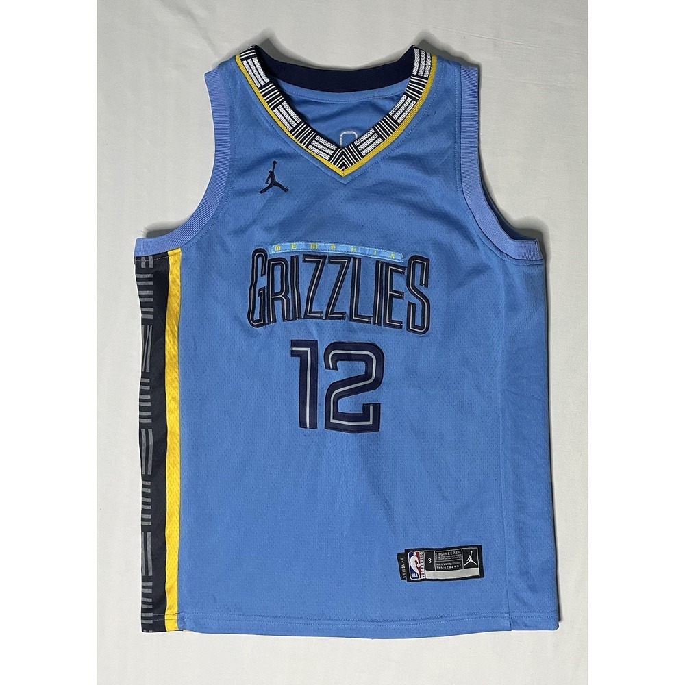 Nike Jordan Memphis Grizzlies Ja Morant Swingman Jersey Men's SZ Small Blue NBA
